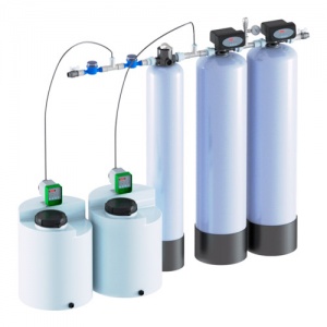 Комплексная система очистки воды AQUADOSE Standart/Double 10-13-13, Потребители до 5 чел, сброс 290л