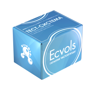 Тест-система Ecvols-ALK, свободная и общая щелочность воды, гидрокарбонат-ион, 50 тестов